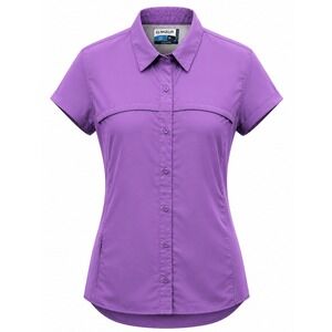 Magellan Fish Gear Women XXL Fishing Shirt Purple Solid Semi-Fitted Modern XXL